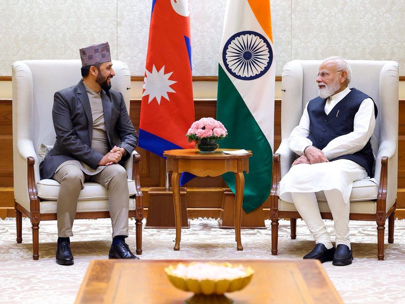भारत-नेपाल संबंधों पर चर्चा, पीएम मोदी से मिले रवि लामिछाने