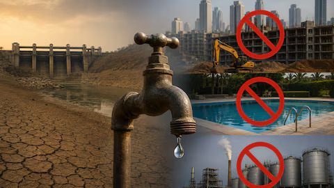 मुंबई पर जल संकट, स्विमिंग पूल और निर्माण कार्य बंद