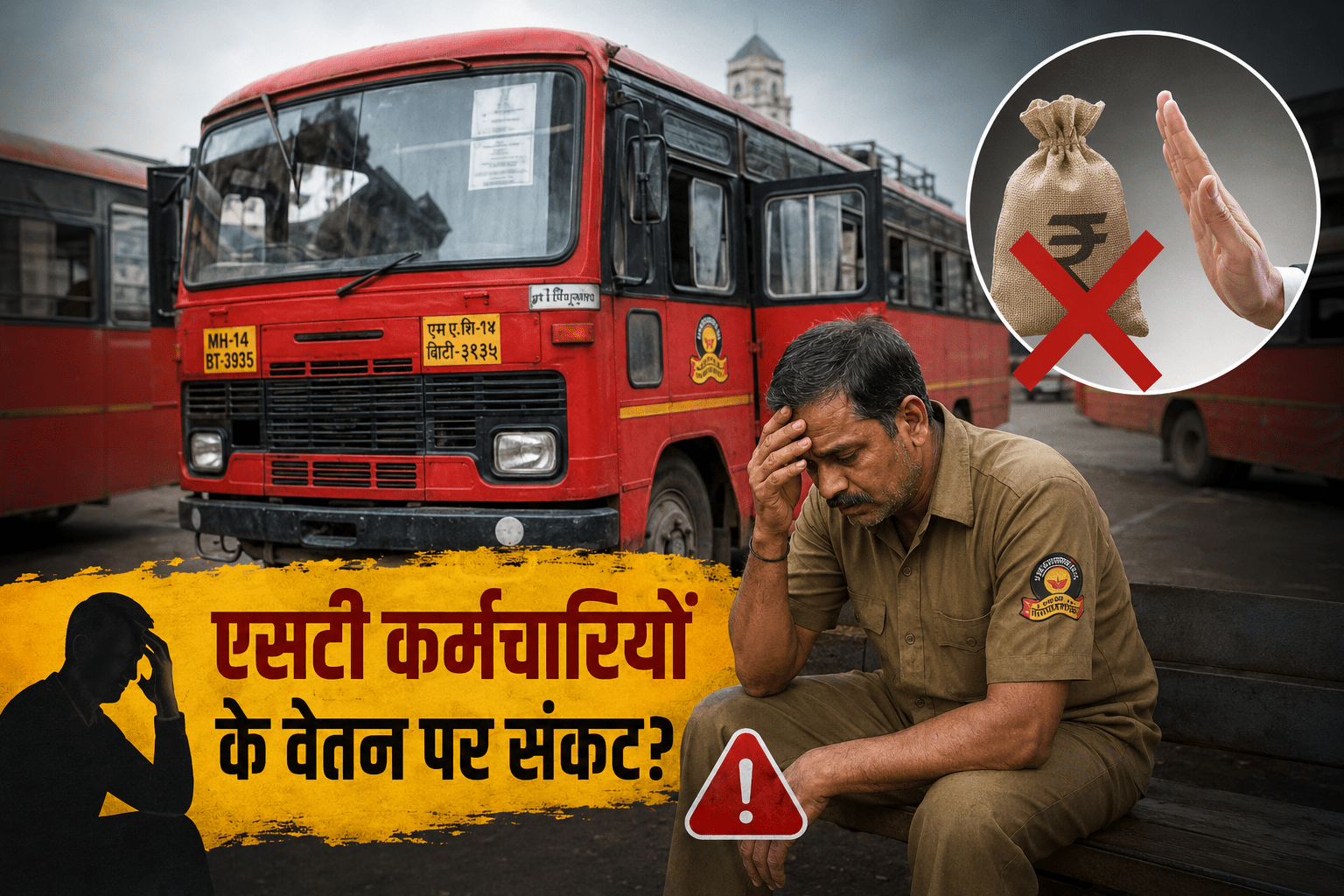 एसटी कर्मचारियों के वेतन पर संकट? सरकार ने फंड देने से किया इनकार, बढ़ी चिंता