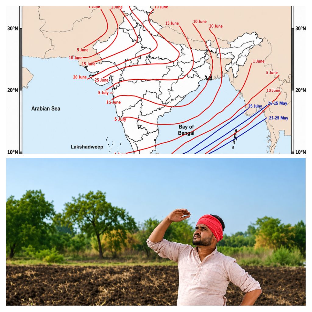 महाराष्ट्रात मॉन्सूनची एंट्री निश्चित? ७-८ जूनदरम्यान आगमनाची शक्यता