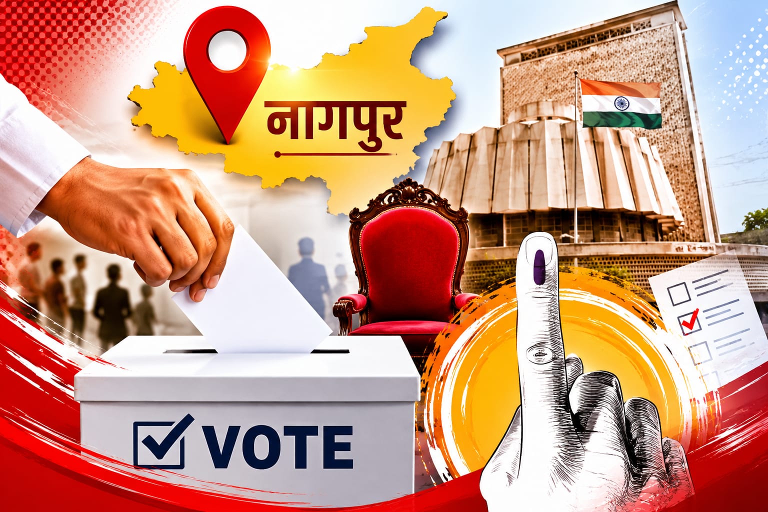 नागपुर विधान परिषद उपचुनाव के लिए मतदान शुरू, 836 मतदाता करेंगे फैसला