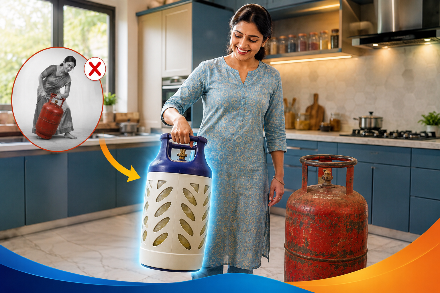 LPG ग्राहकों के लिए बड़ी राहत! अब भारी गैस सिलेंडर उठाने की झंझट खत्म, BPCL ने शुरू की नई सुविधा
