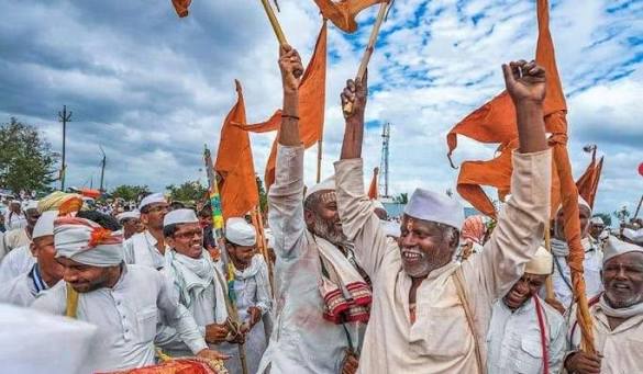 ‘ज्ञानोबा-तुकाराम’च्या जयघोषात माऊलींच्या पालखीचे पंढरीकडे प्रस्थान; भक्तिरसात न्हाऊन निघाली आळंदी