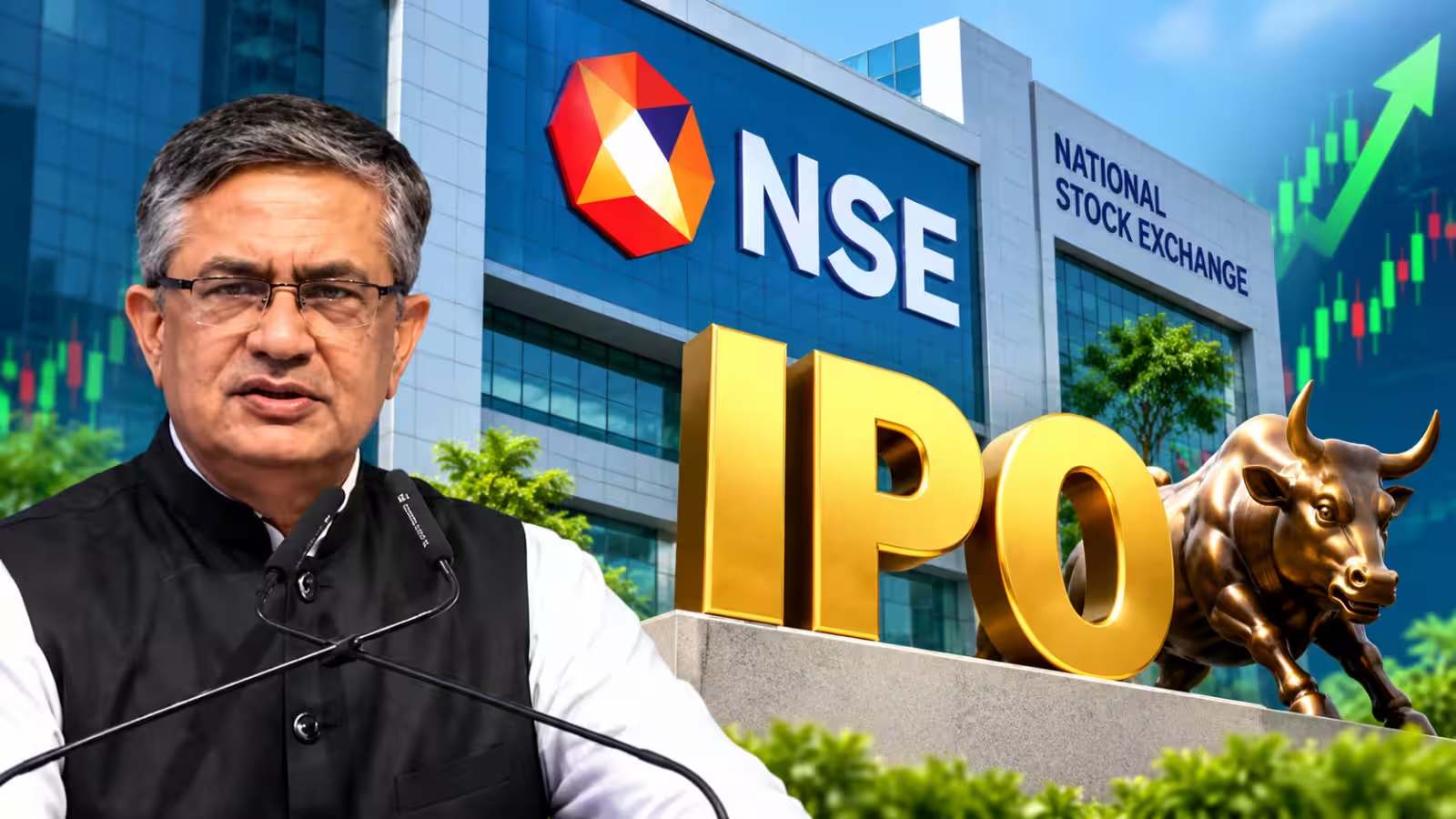 NSE IPO की लिस्टिंग कहां होगी? CEO आशीष चौहान ने दिया जवाब, GMP फिर ₹200 के पार