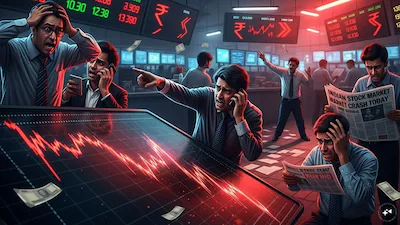Nifty 500 में छिपी बड़ी गिरावट, आधे शेयर 30% से ज्यादा टूटे
