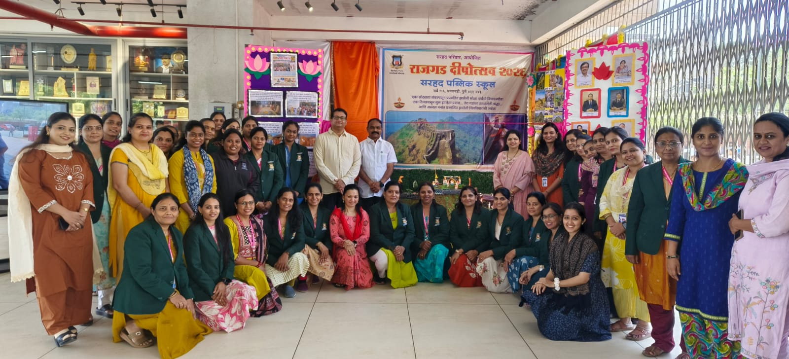 दीपोत्सवात सरहद पब्लिक स्कूलमध्ये ऐतिहासिक राजगड किल्ल्याच्या प्रतिकृतीचे अनावरण!