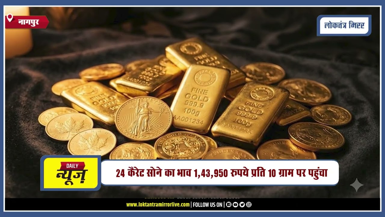 NAGPUR l दिवाली से पहले सोने की कीमतों में उछाल, ग्राहकों की बढ़ी चिंता!